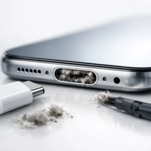 phone charging port lint: stop charging issues fast