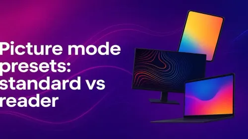 Standard vs Reader Mode: Which Monitor Setting is Best for You?