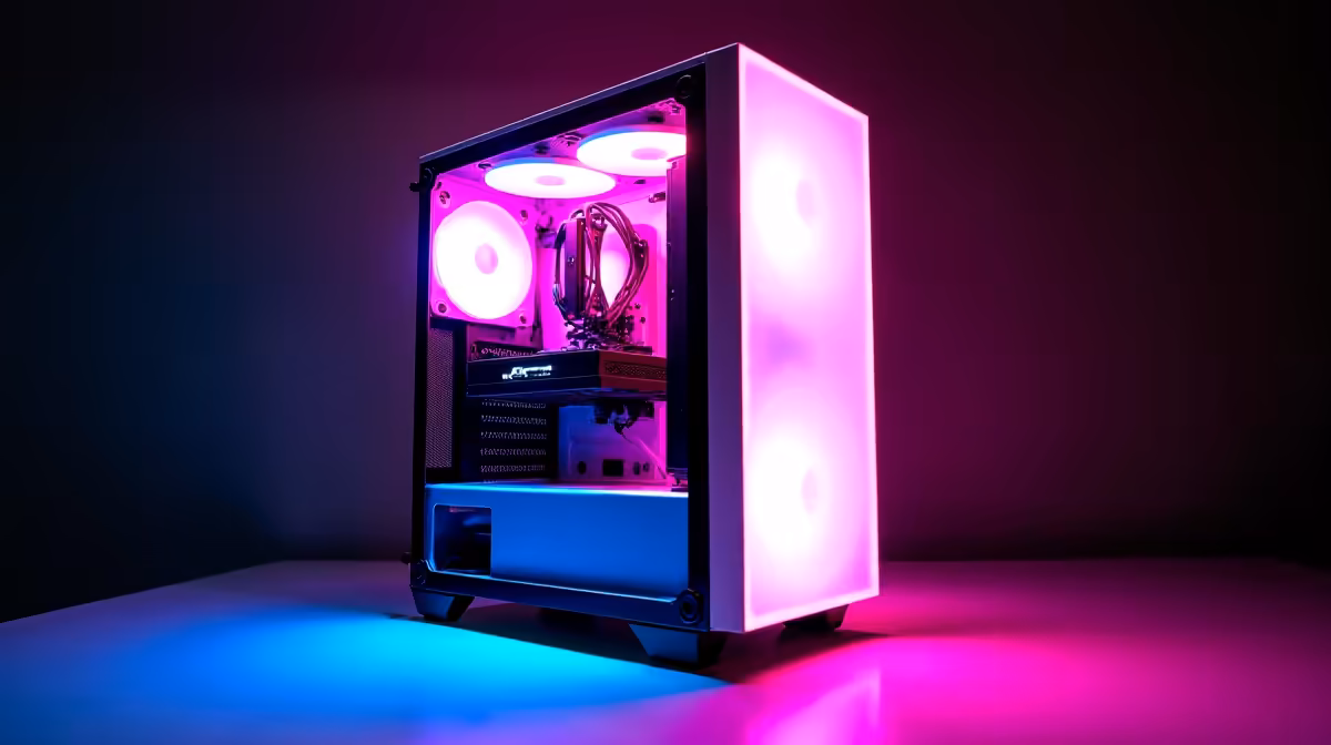 Pink and White Gaming PC Build Guide for SA