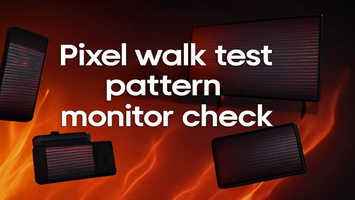 Run a Pixel Walk Test for Monitor Precision