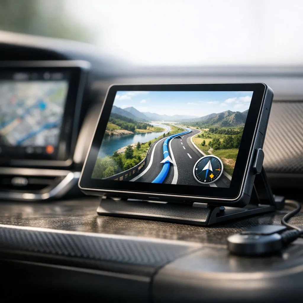 Tablet GPS with Pop-Out Panels