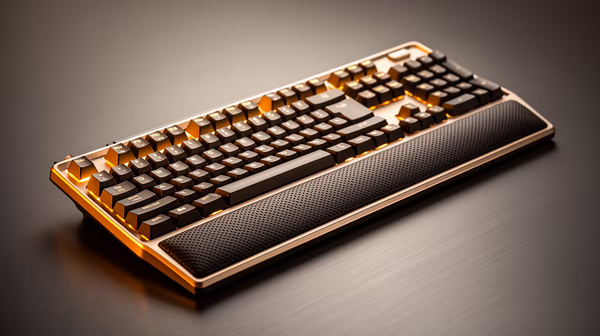 Tactile Keys and Wrist Support