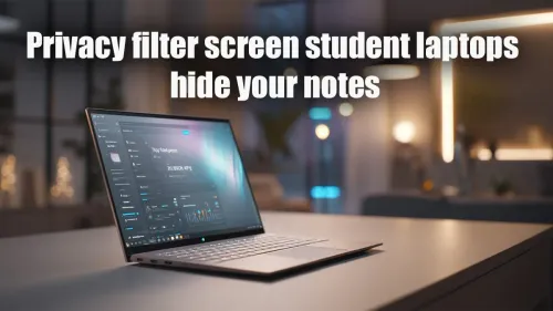 Best Privacy Filter Screens for Student Laptops | Protect Notes