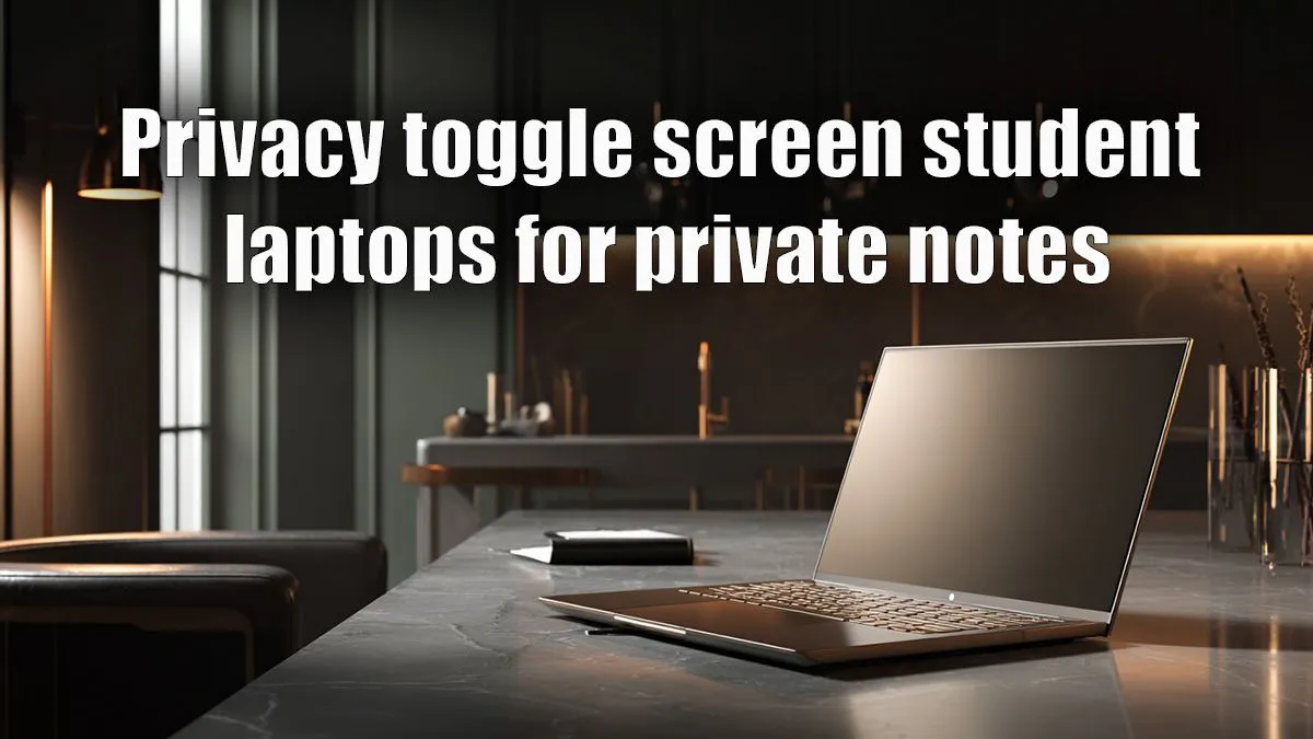 Privacy Toggles for Student Laptops