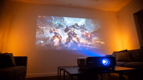 Projector on White Wall Setup Guide | Brightest Image