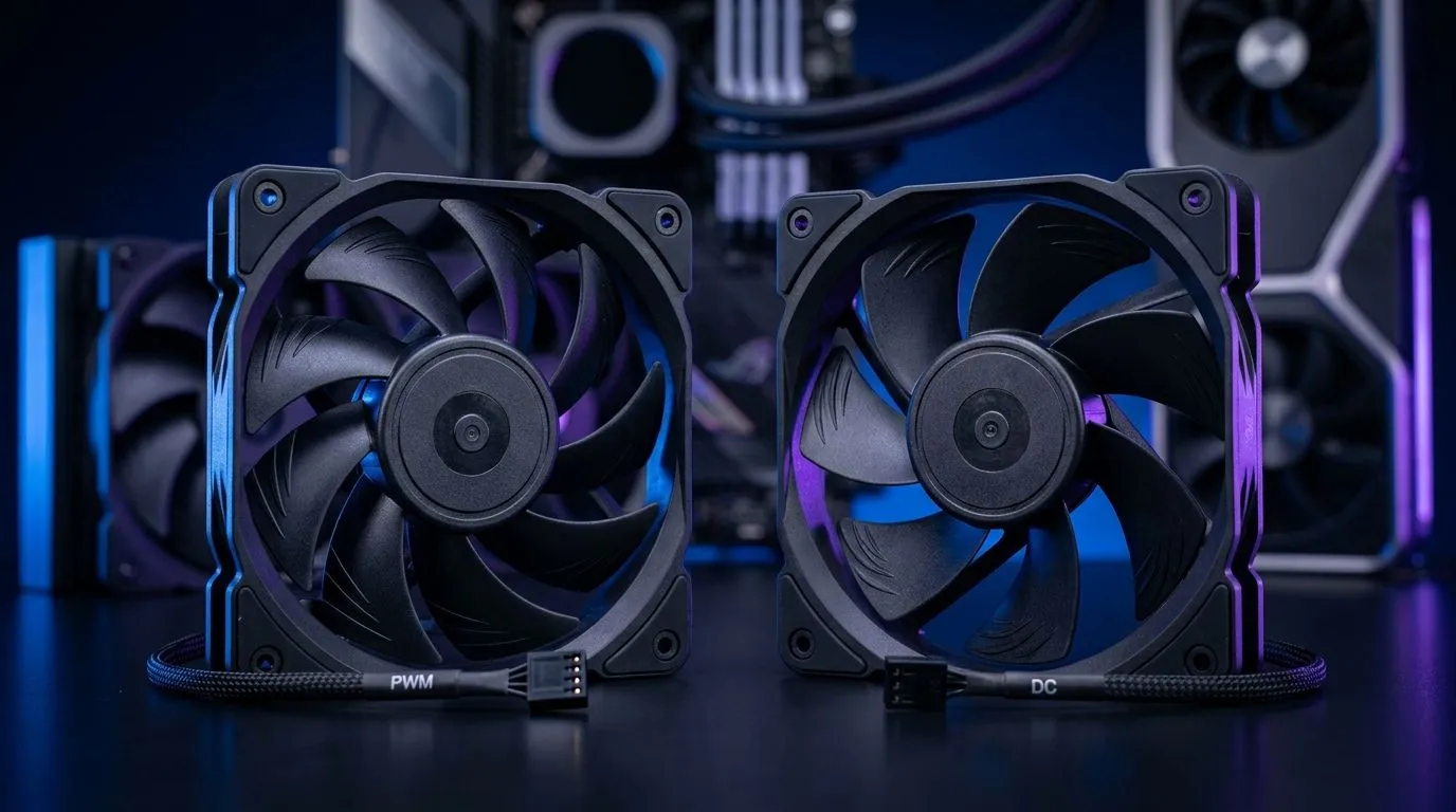 PWM vs DC for quieter cooling and smarter control