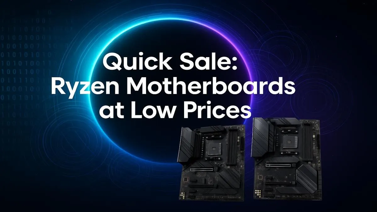 Ryzen Motherboard Deals | Evetech's Quick Motherboard Sale
