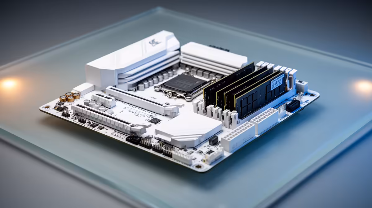 Silent, Stylish White PC Parts