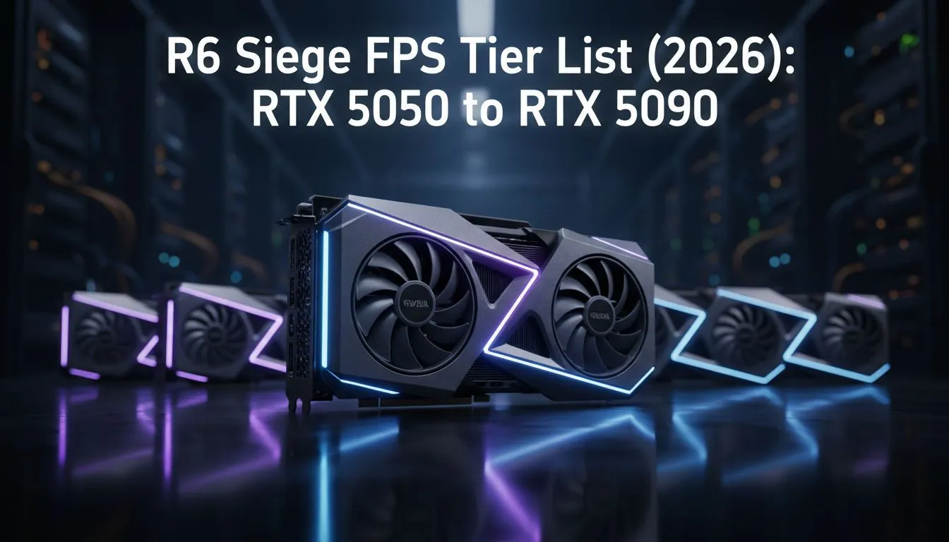 R6 Siege FPS Tier List 2026