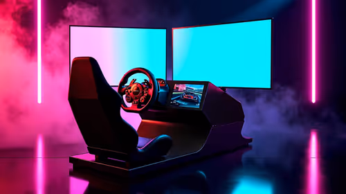 Racing wheel cockpits hardware plan: when OLED monitors matter and when