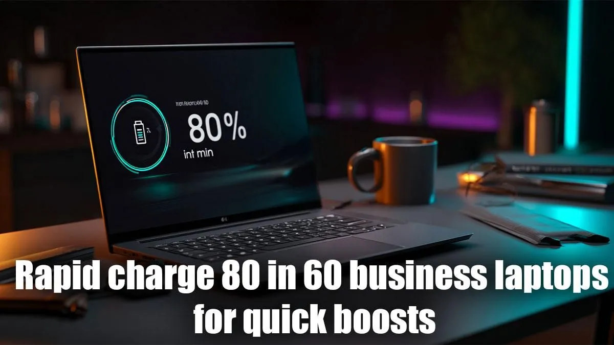 Lightning-Fast Laptop Charging for Professionals