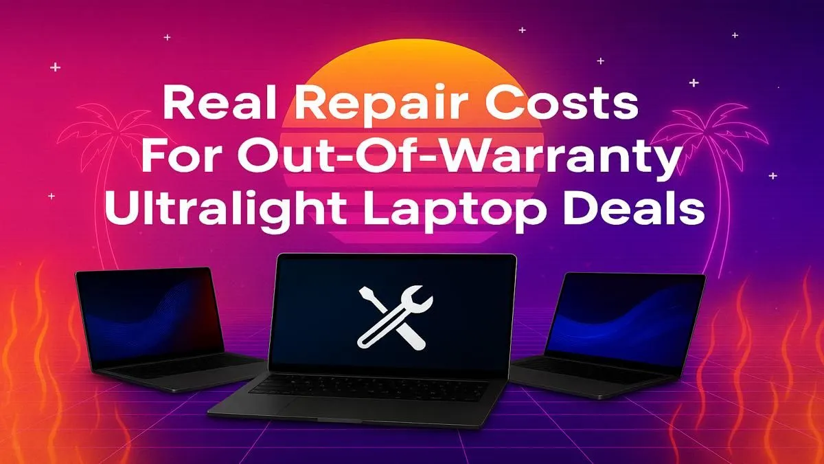 Why ultralight laptops cost more to fix