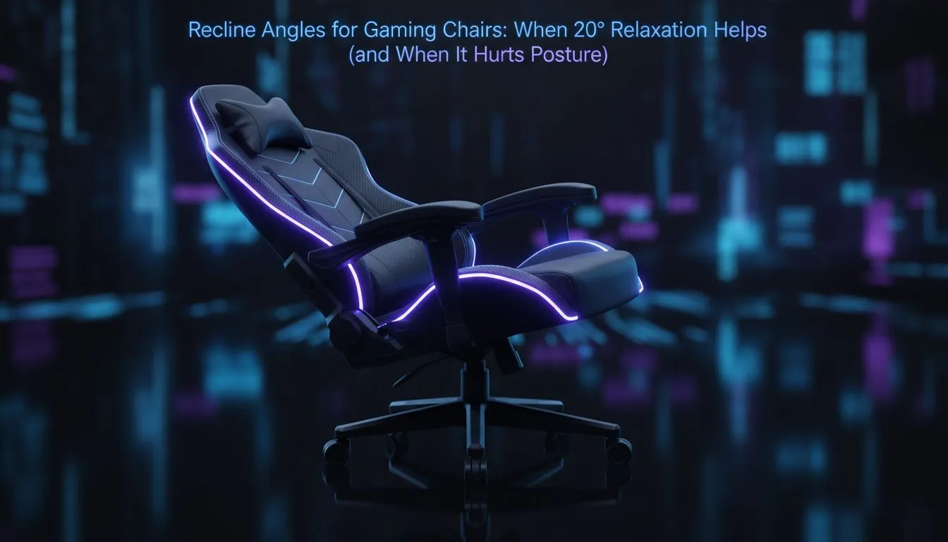 20° Recline: When It Helps or Hurts Posture