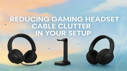 Gaming Headset Cable Management for a Clutter-Free Setup