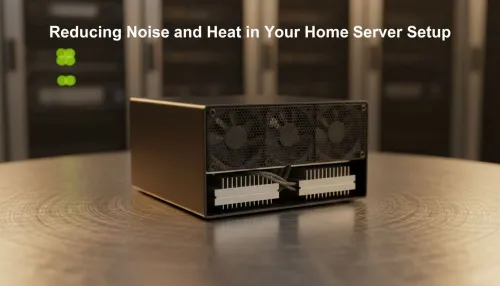 Home server noise reduction: Quiet, cooler setup