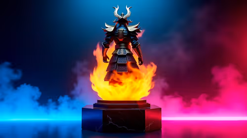 Rengoku Flame Breathing Centerpiece for Collection