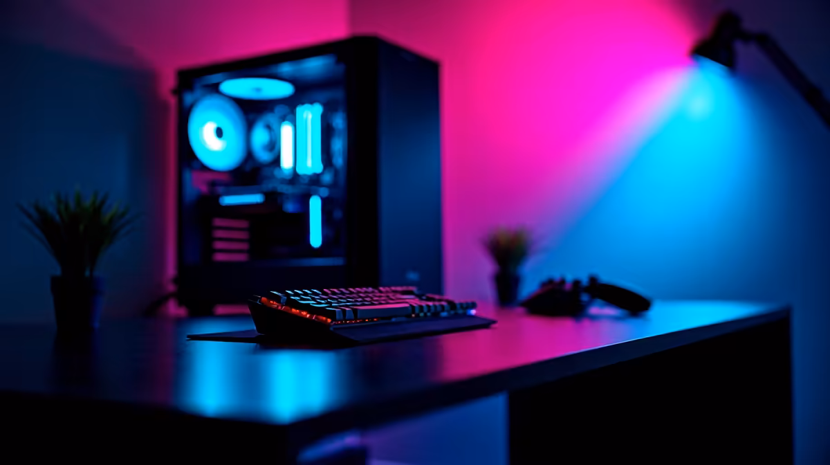 Res-room gaming setup at UFH build plan