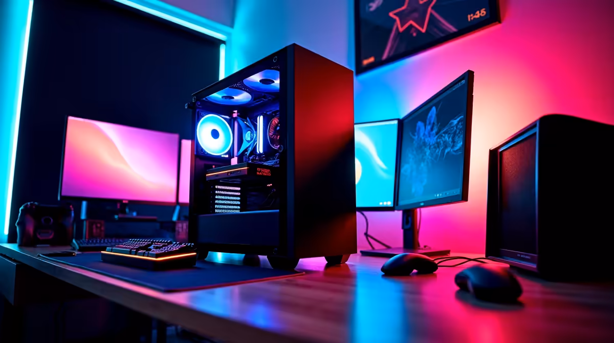 Res-room gaming setup at UFH build plan
