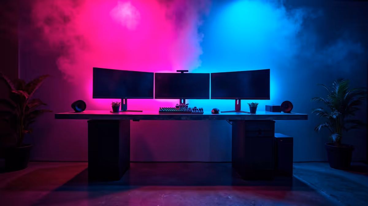 Res-room gaming setup at UFH build plan