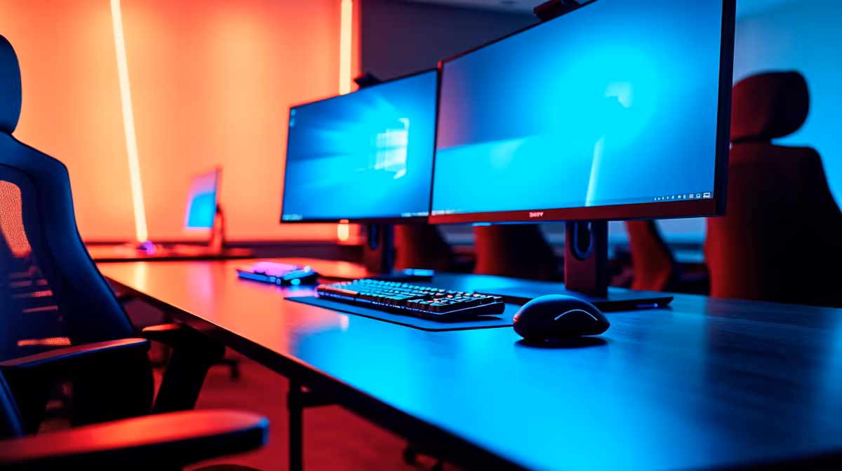 Res-room gaming setup at UJ build plan