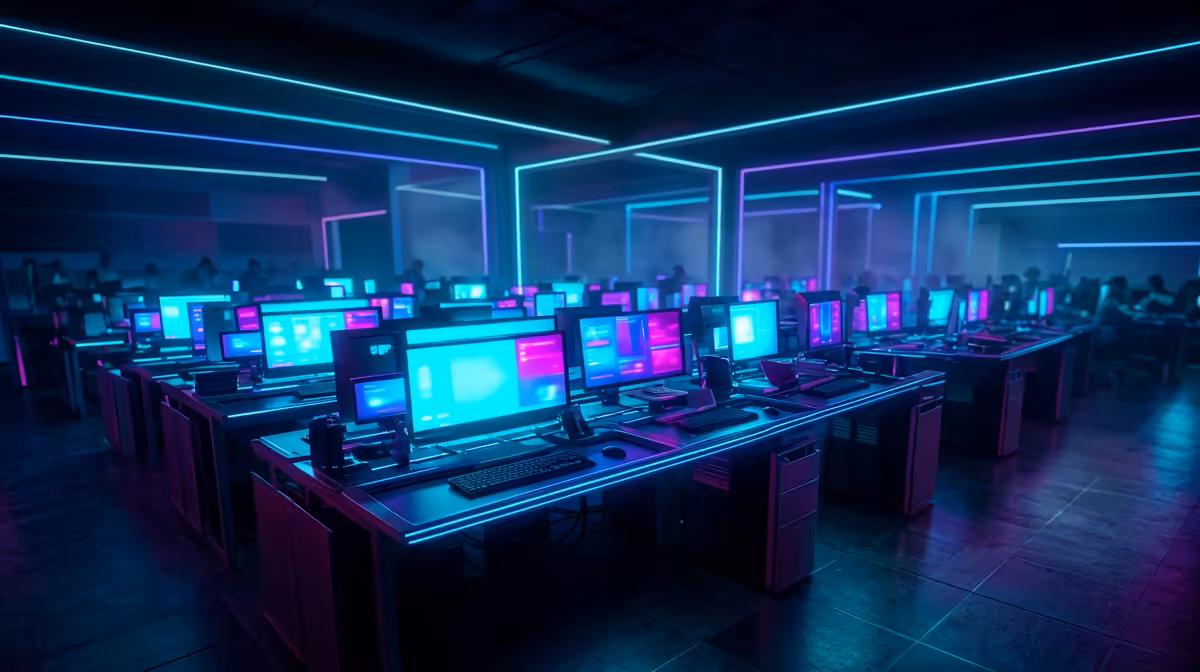 Res-room gaming setup at Univen build plan