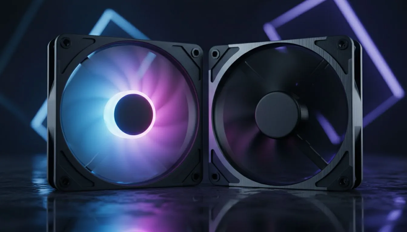 RGB vs Non-RGB Fans - Minimalist Tradeoffs
