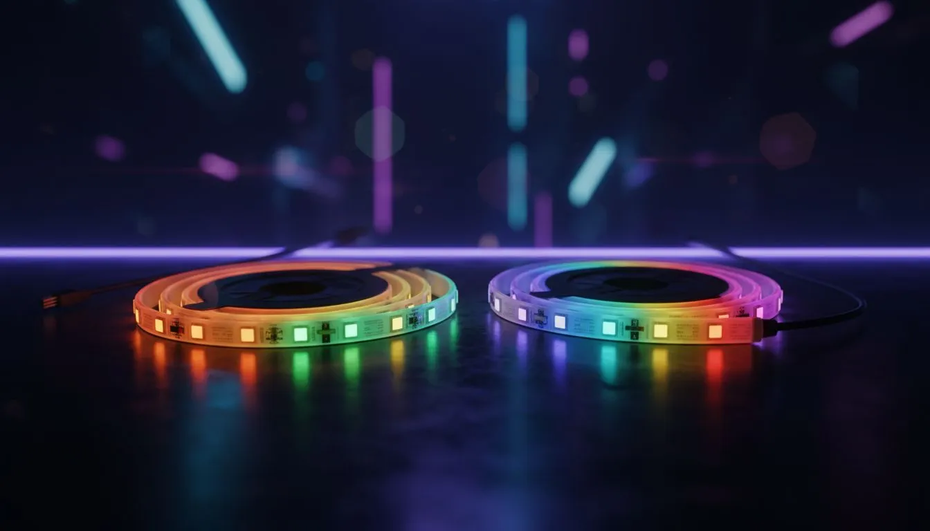 RGB vs RGBIC — Quick Comparison