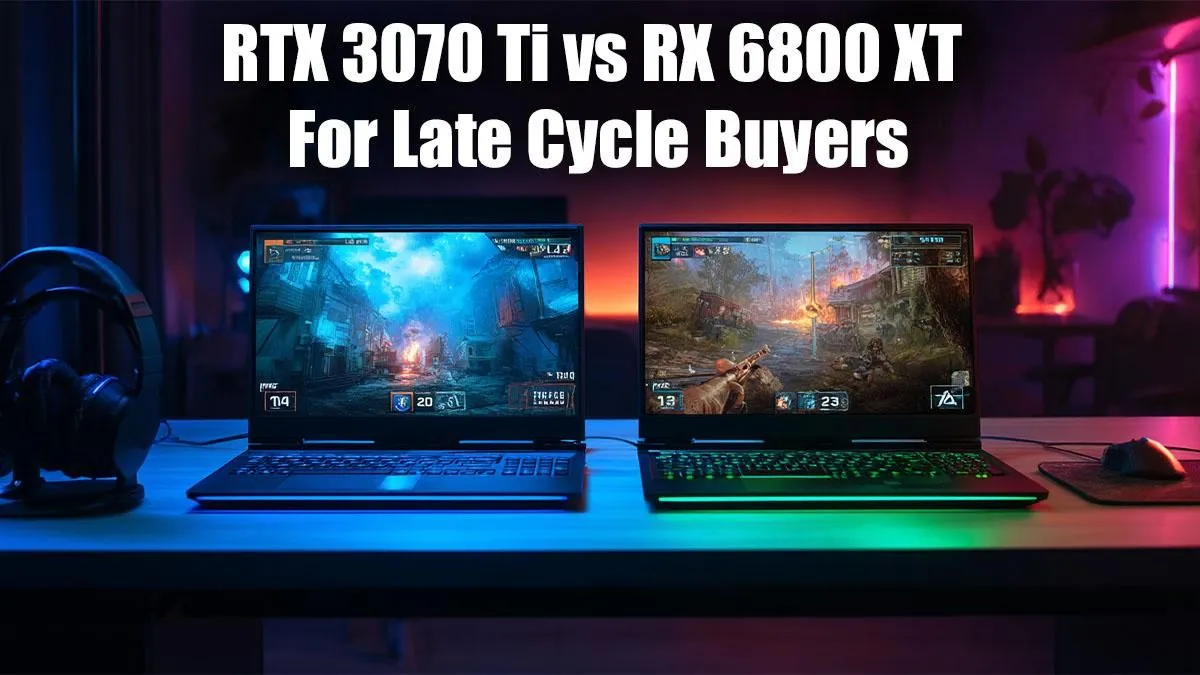 3070 Ti vs 6800 XT