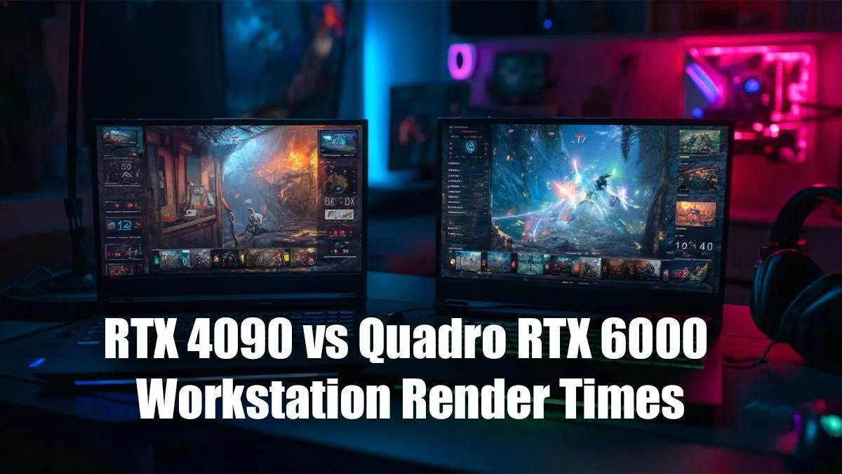 Gaming vs Workstation GPU Speed Test