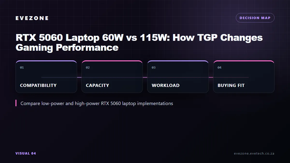 RTX 5060 laptop TGP decision map