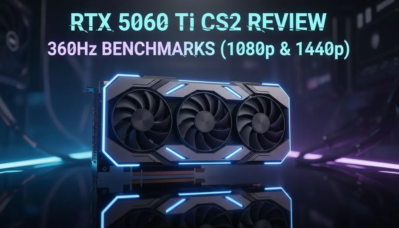 RTX 5060 Ti CS2: 360Hz 1080p & 1440p