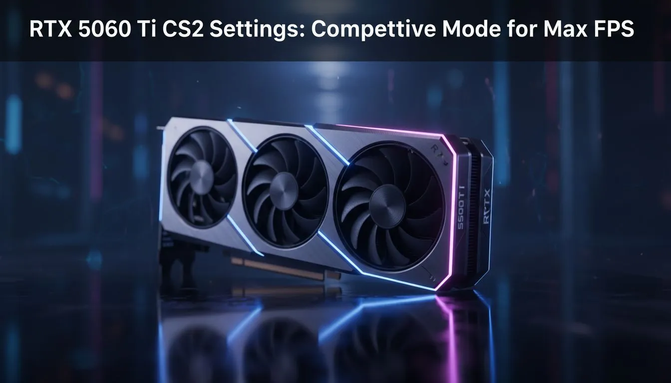 Competitive CS2 settings for RTX 5060 Ti