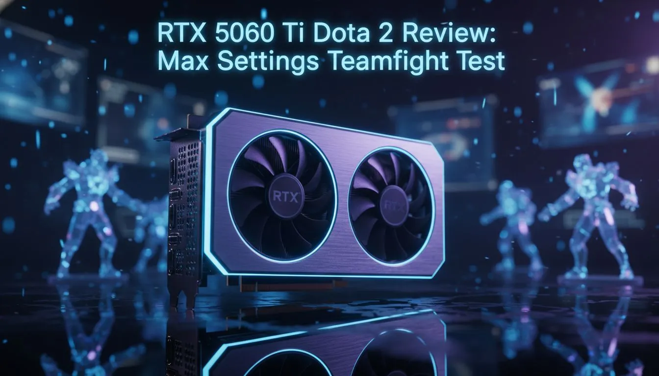 RTX 5060 Ti Dota 2 Max Teamfight Test