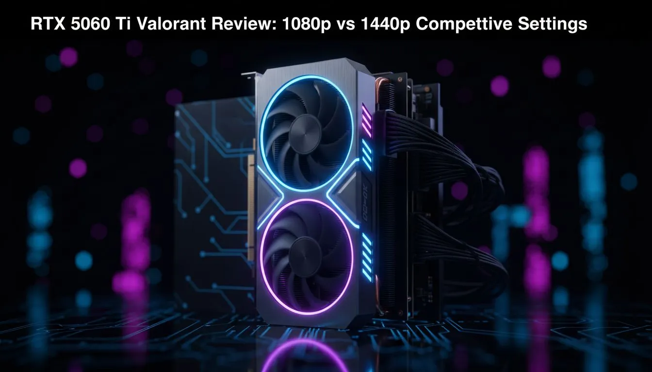 RTX 5060 Ti in Valorant: 1080p vs 1440p