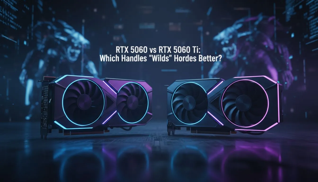 RTX 5060 vs RTX 5060 Ti: Wilds Horde Test