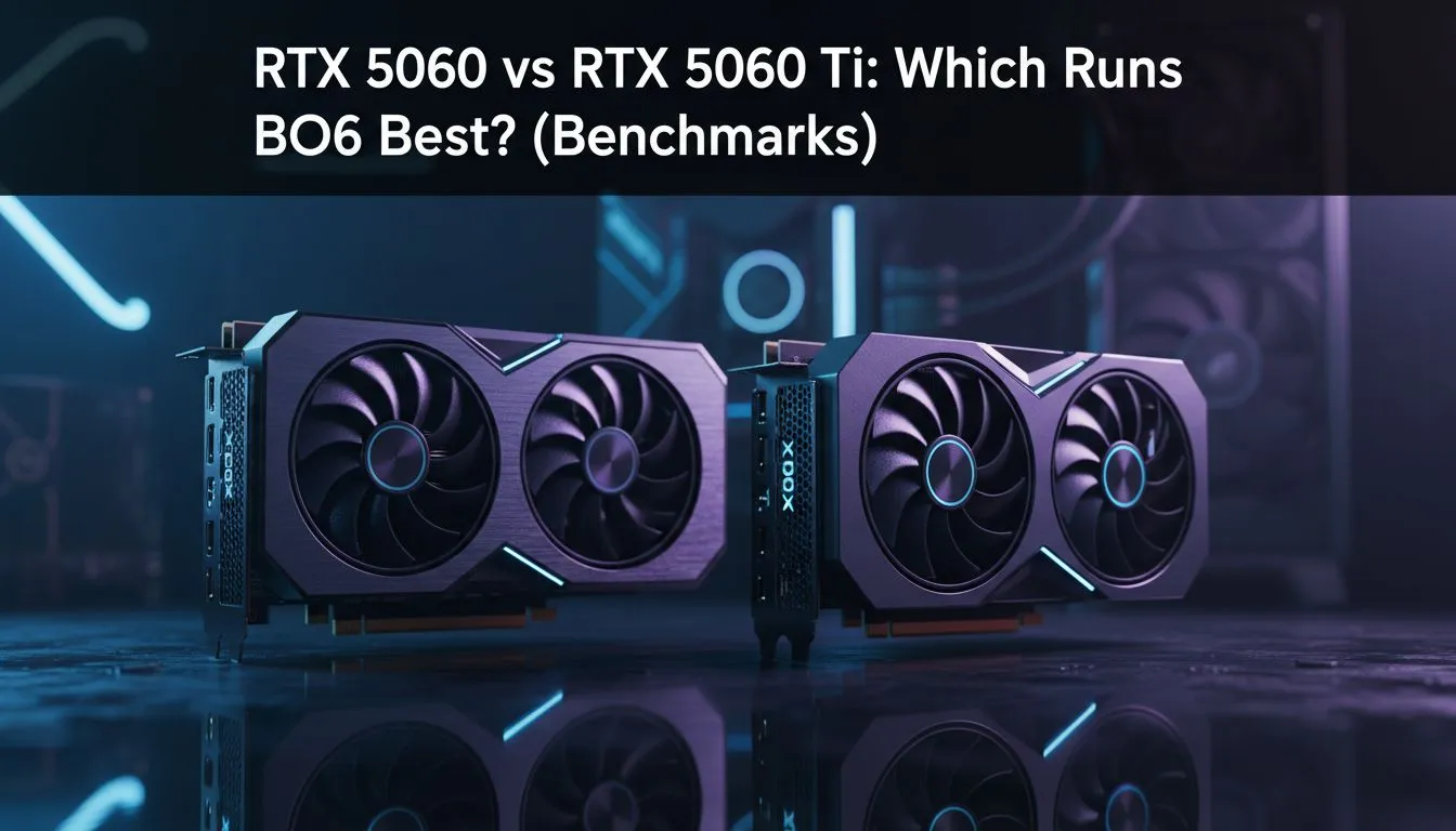 RTX 5060 vs 5060 Ti BO6 Benchmarks