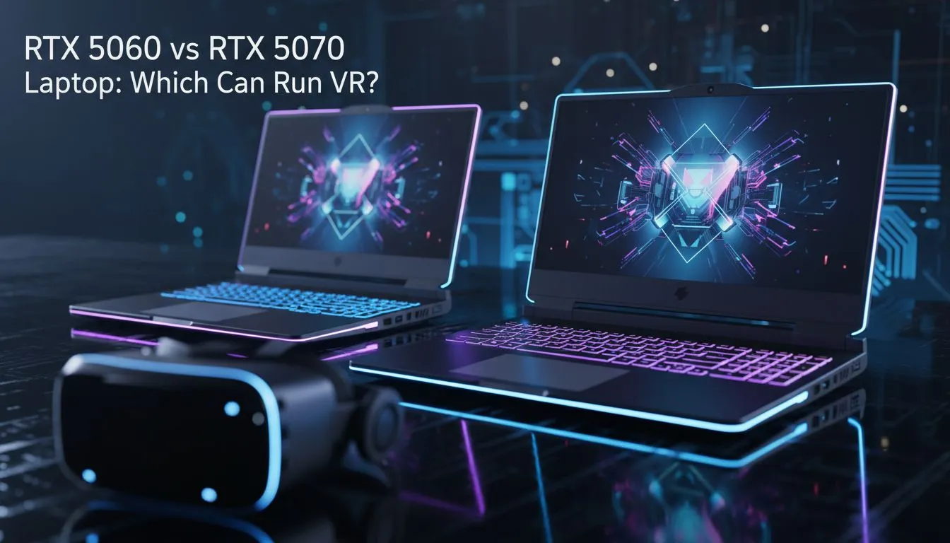 RTX 5060 vs 5070: VR-capable laptops