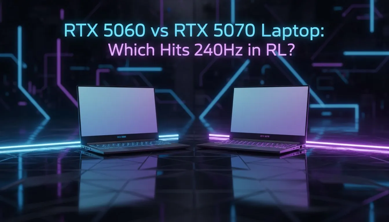 240Hz in Rocket League - 5060 vs 5070