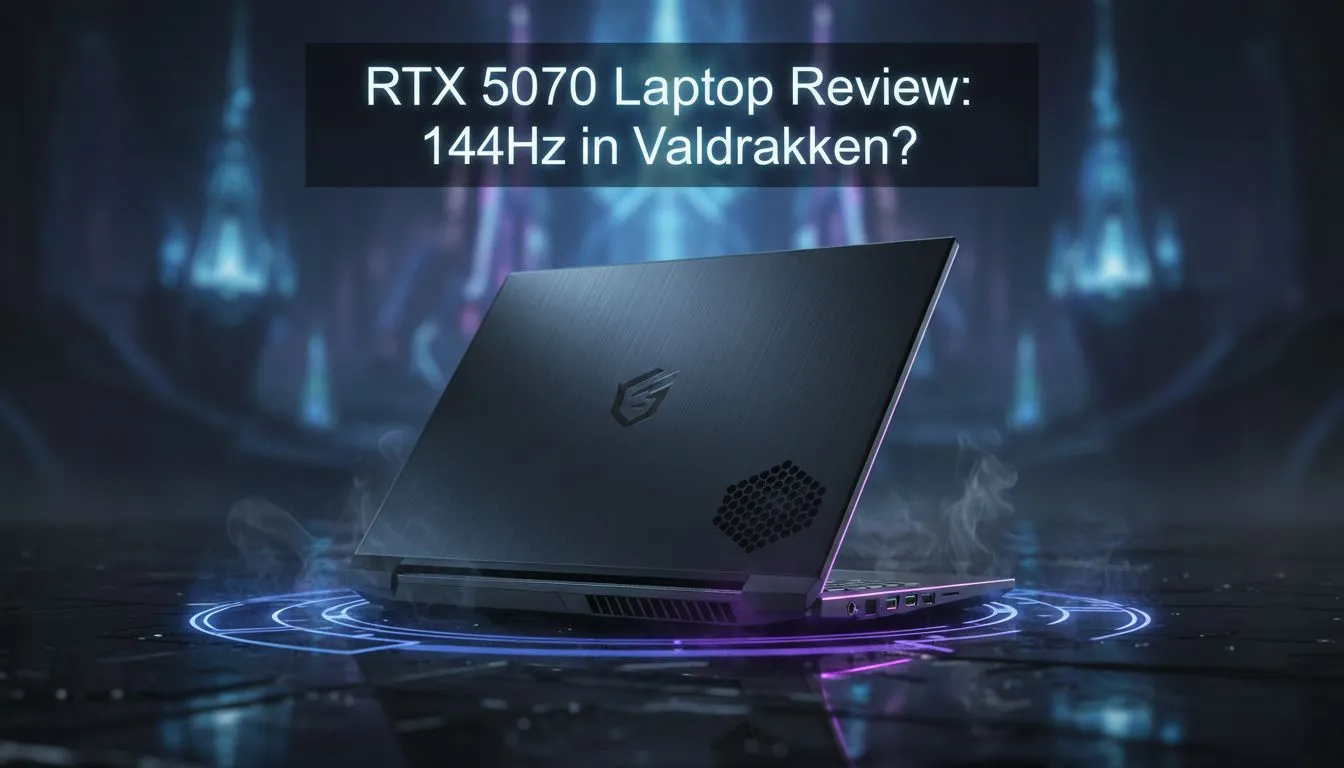 RTX 5070 laptop: 144Hz performance test