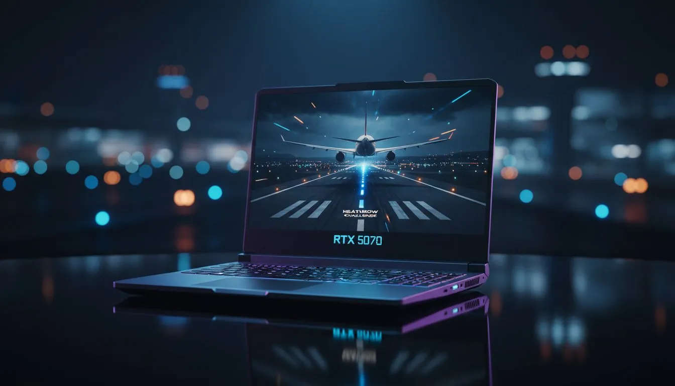 RTX 5070 Heathrow Airport Test
