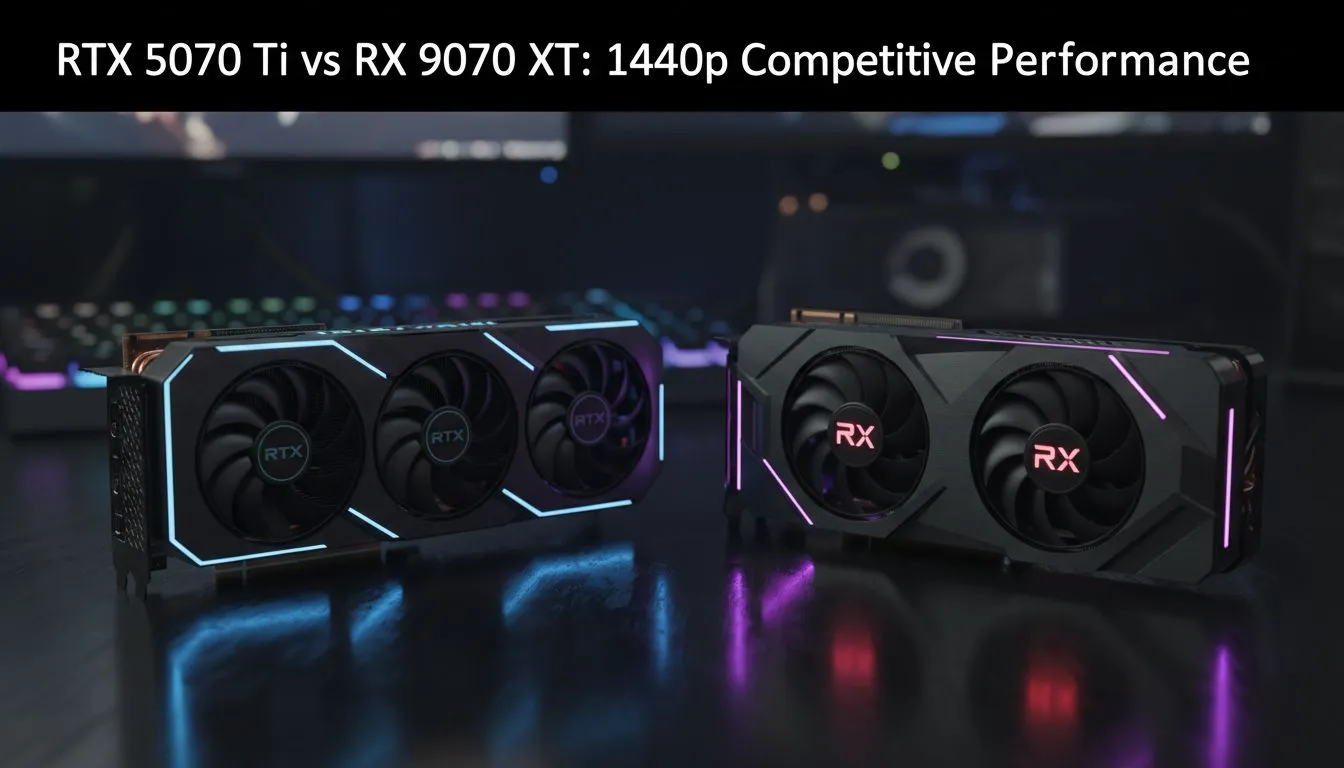 RTX 5070 Ti vs RX 9070 XT — 1440p Faceoff