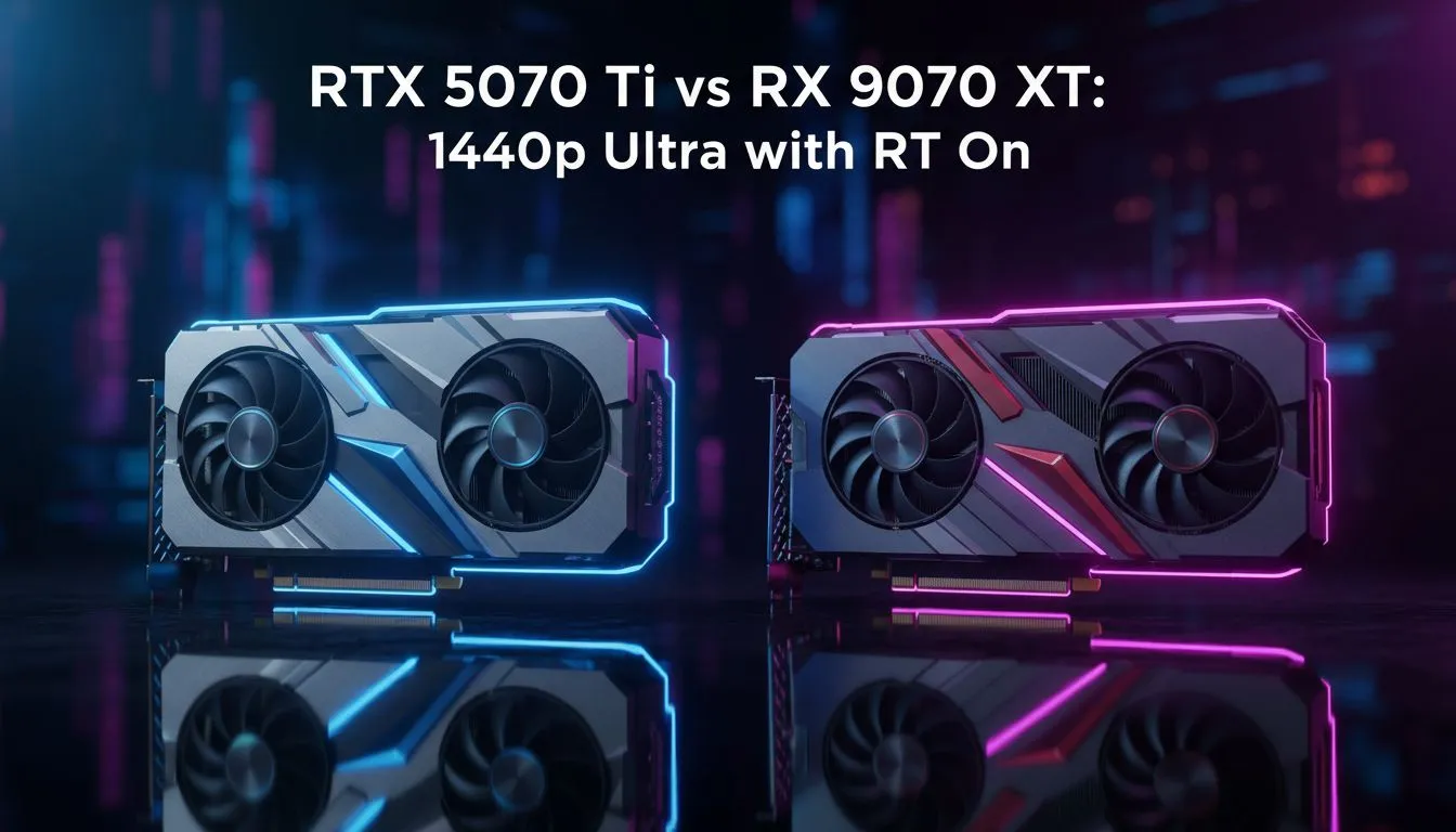 1440p Ultra RT: 5070 Ti vs 9070 XT