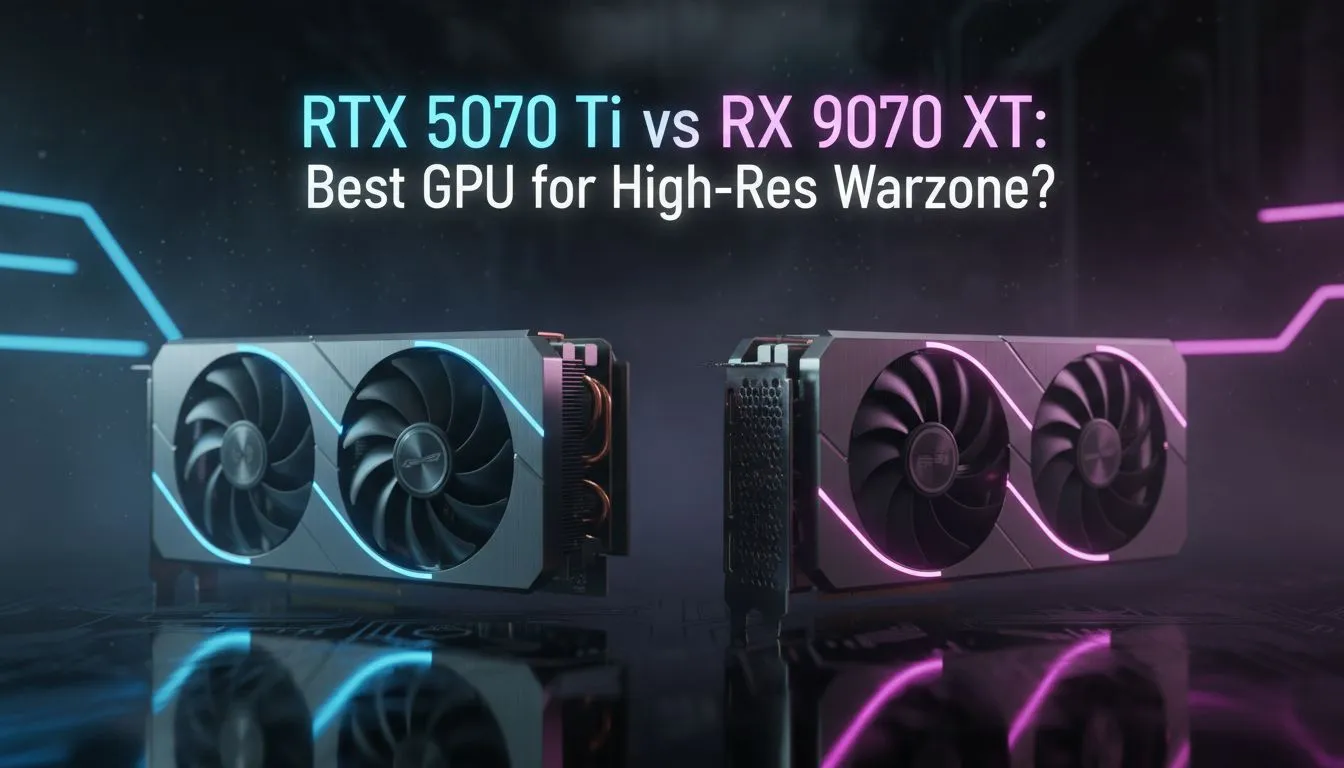 High-Res Warzone: 5070 Ti vs 9070 XT
