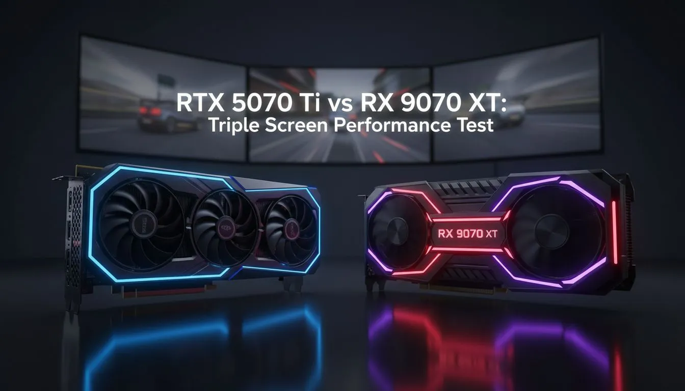 RTX 5070 Ti vs RX 9070 XT Triple Screen