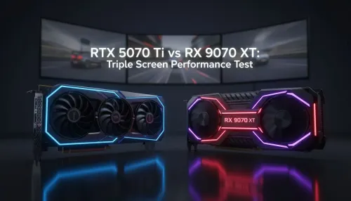 RTX 5070 Ti vs RX 9070 XT: Triple-Screen Performance Test
