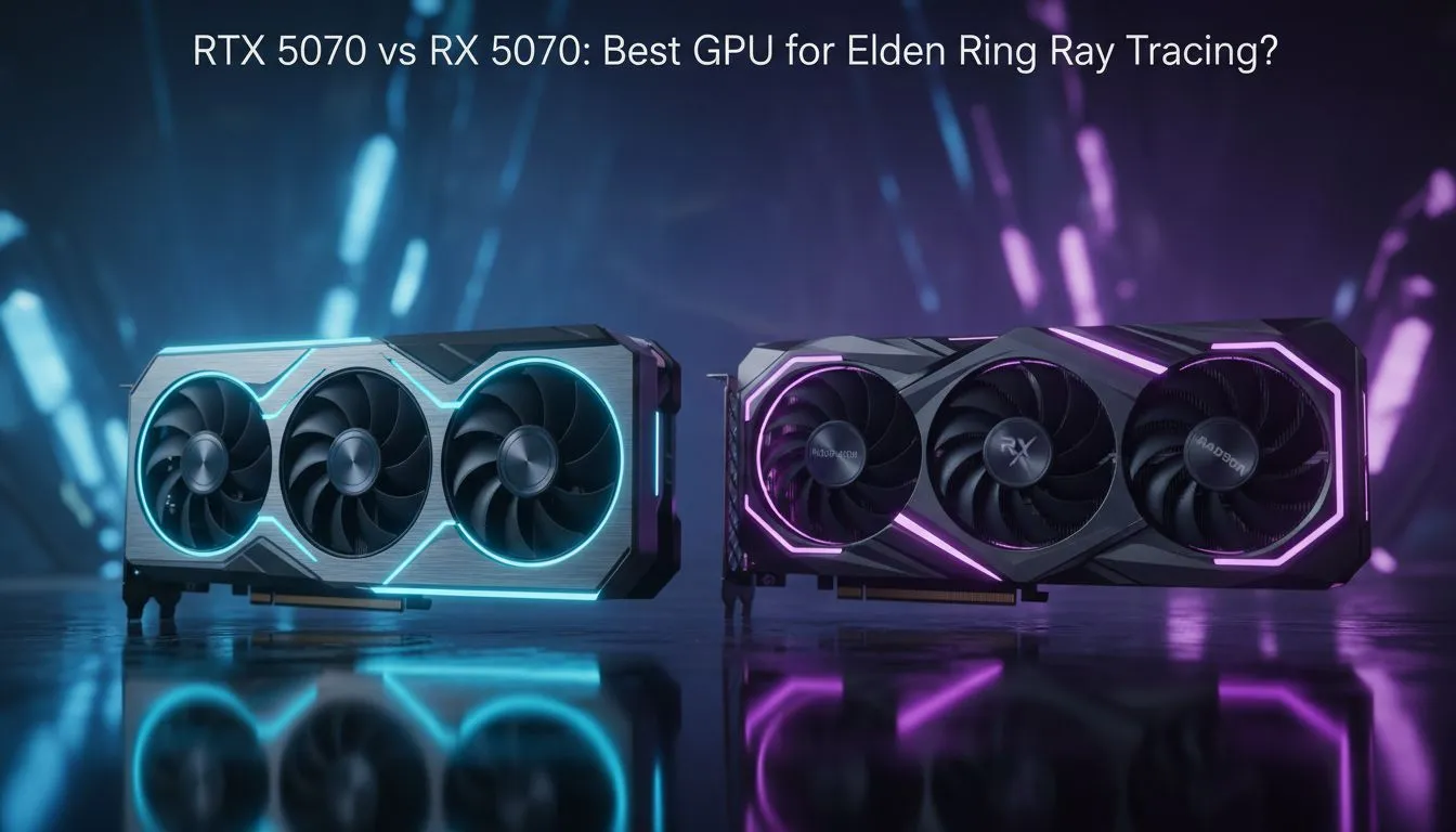 RTX 5070 vs RX 9070 - Elden Ring RT
