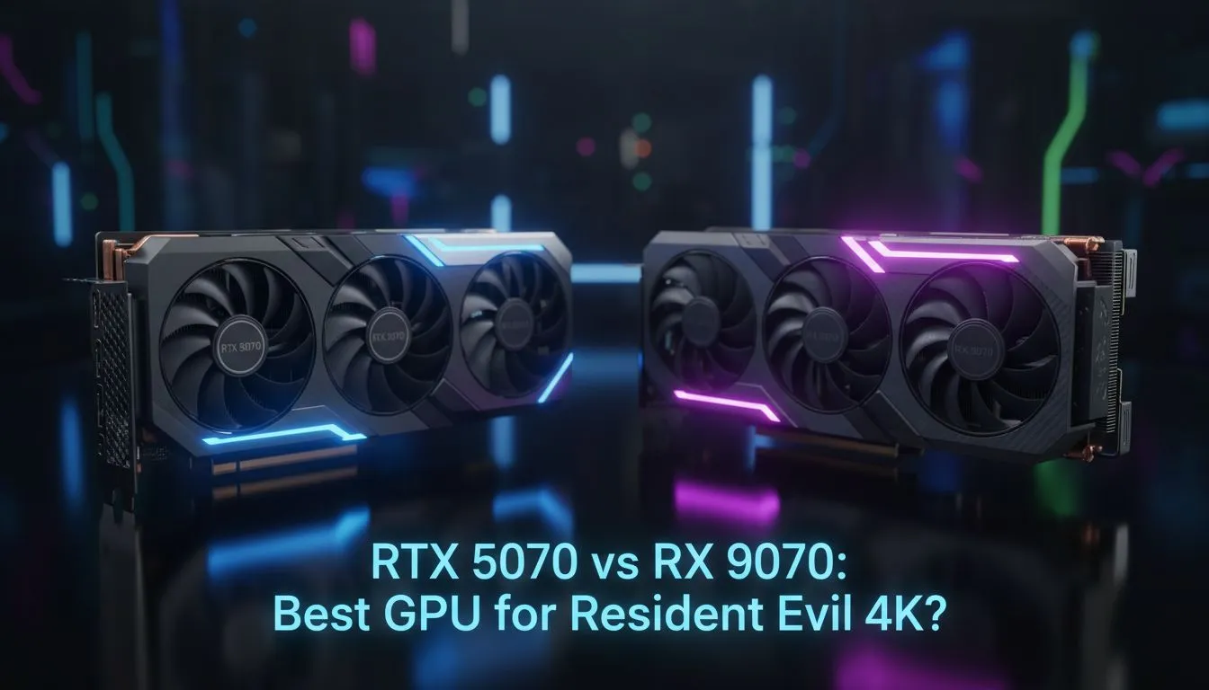 RTX 5070 vs RX 9070 — 4K Resident Evil Guide