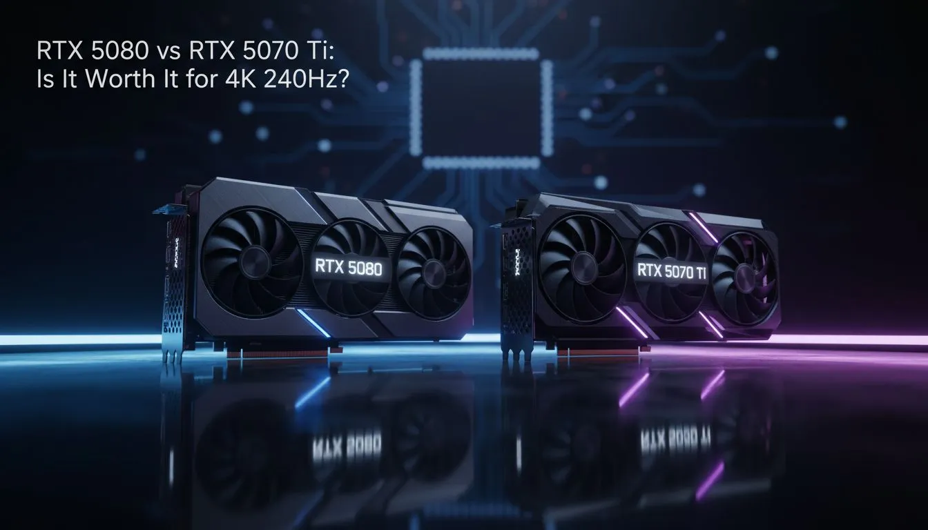 RTX 5080 vs 5070 Ti — 4K 240Hz Verdict