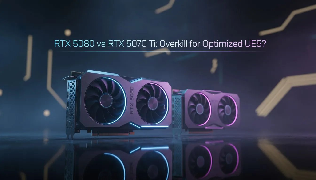 RTX 5080 vs 5070 Ti — UE5 Overkill?
