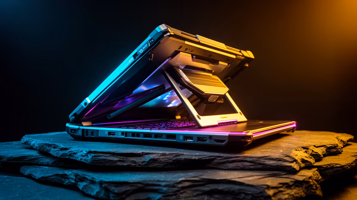 Durable Laptops with Gyroscopic Displays